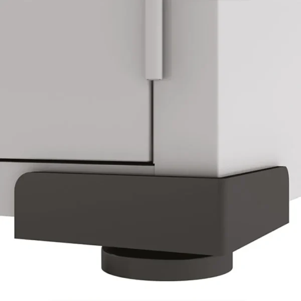 Armário de Aço Temperfarma Escritório Organizador Multiuso Fechadura 4 Prateleiras 198 x 90 x 40 Vermelho - Imagem 6